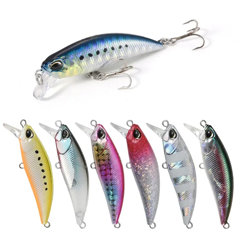 

Quick sinking biomimetic bait PescaWobbling Fishing Lure 48mm/4.3g SinkingMinnow lsca Artificial Baits For Bass PerchPike Trout