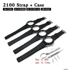 GA2100 Black Series strap case set for GA2100 GA2110 etc