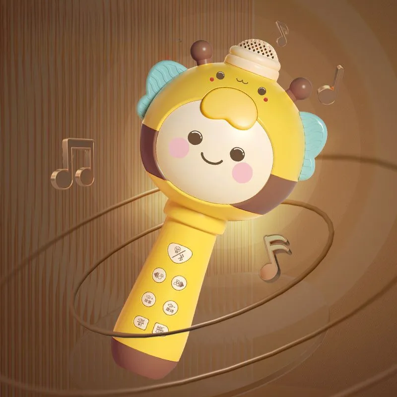 Crianças cantando máquina microfone alto-falante brinquedo educativo para crianças bebê menina música diversão aprendizagem precoce presente