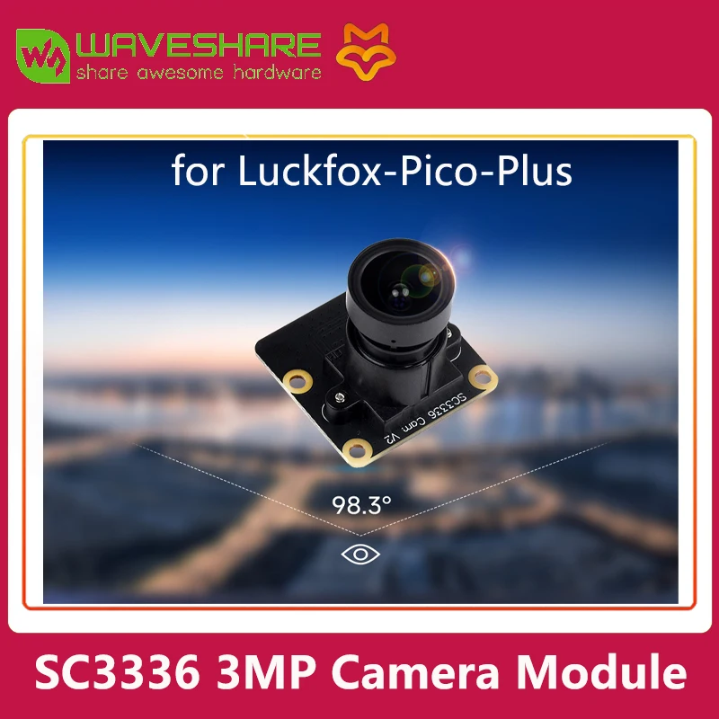 

Waveshare LuckFox Pico Camera SC3336 3MP Camera Module for Luckfox-Pico-Plus, High Sensitivity High SNR,Low Light Performance
