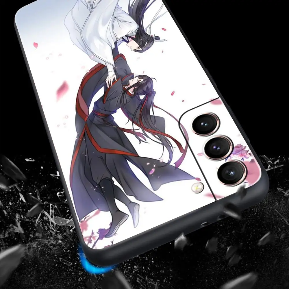 Anime Mo Dao Zu Shi Cute Phone Case For Samsung Galaxy S22 S21 S20 Ultra FE 5G S10E S10 S9 S24 Plus S23 Cover Black