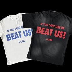 2024 American Fashion New Style Men's and Women's Cotton Short-sleeved T-shirt European and American Fashion Men and Women