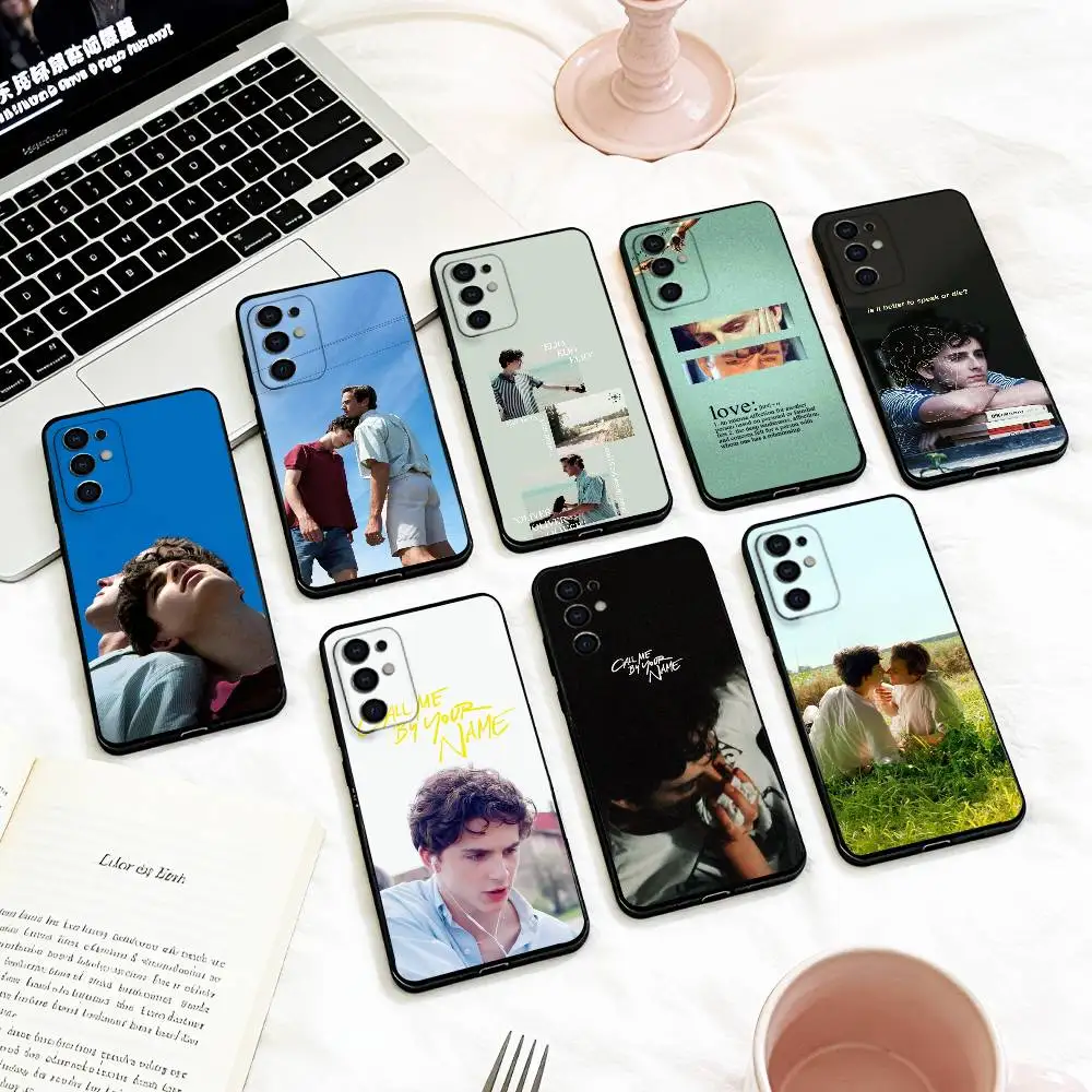 Funda de teléfono Call Me By Your N-Name para Samsung S 25,24,23,22,30,21,10,9,Ultra,Plus,Lite,FE,4,5 G, funda negra suave