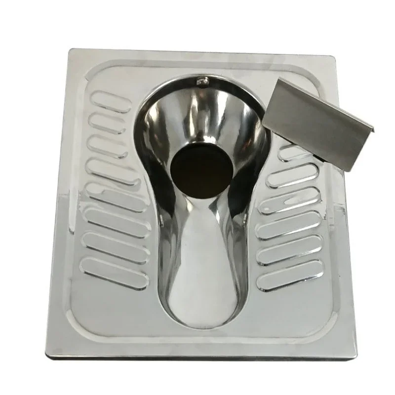 

306 stainless steel children's squatting toilet flushes around, kindergarten, primary school, enlightenment school, thickened