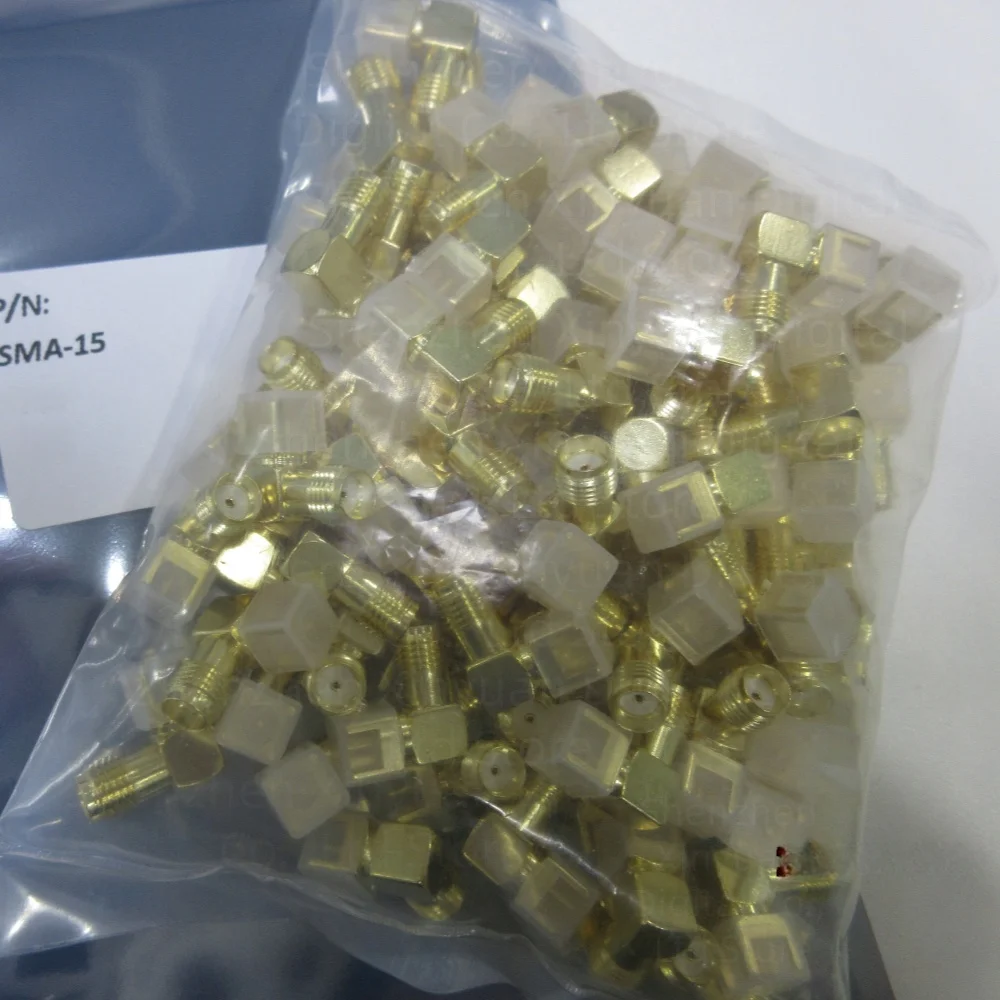 1pcs/10pcs/20pcs-SMA-K513 90 degree angled gold-plated RF coaxial antenna connector