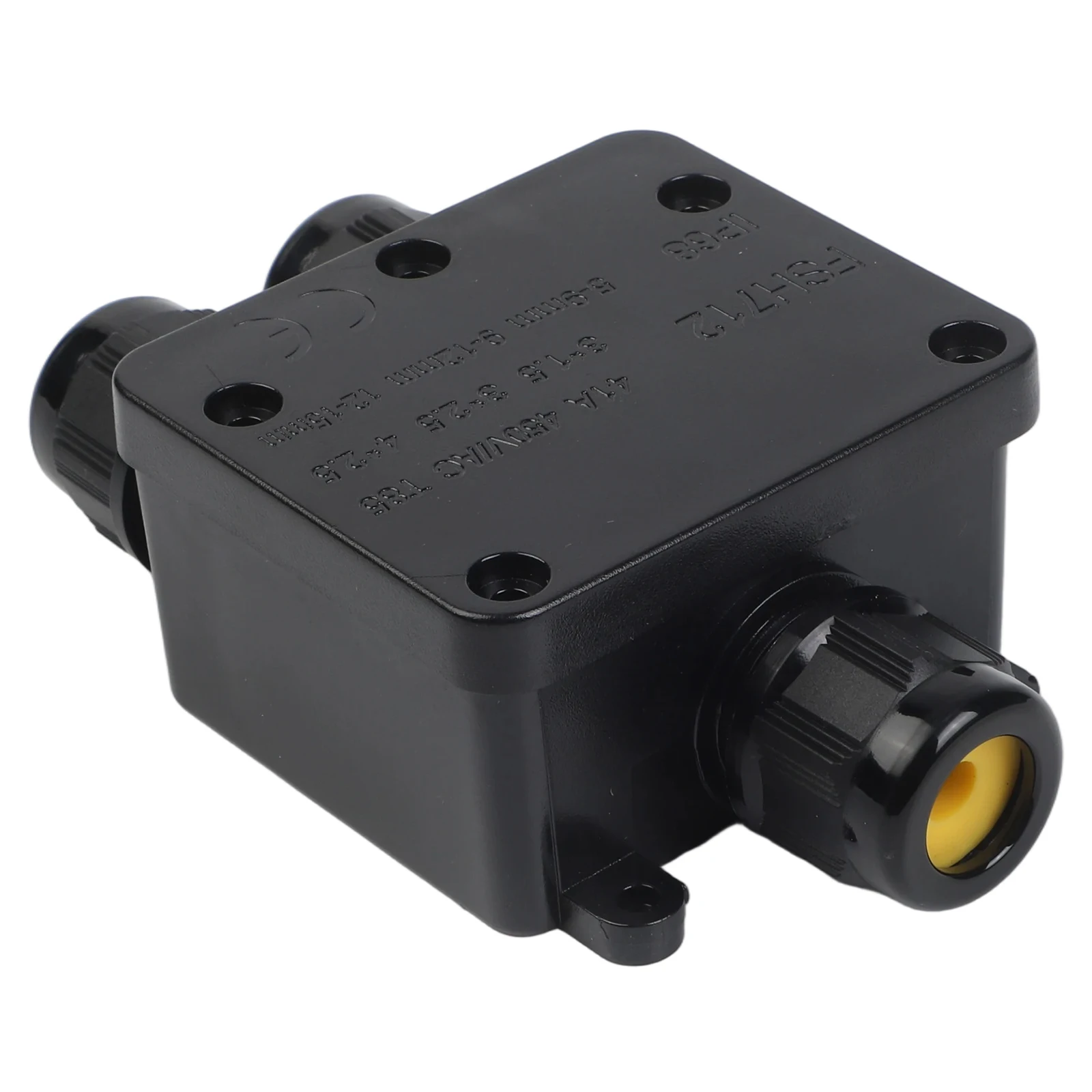 Connection Box Junction Box Waterproof 450V 54mm*29mm*27mm Cable Connector Earth Outdoor For Indoor For Outdoor