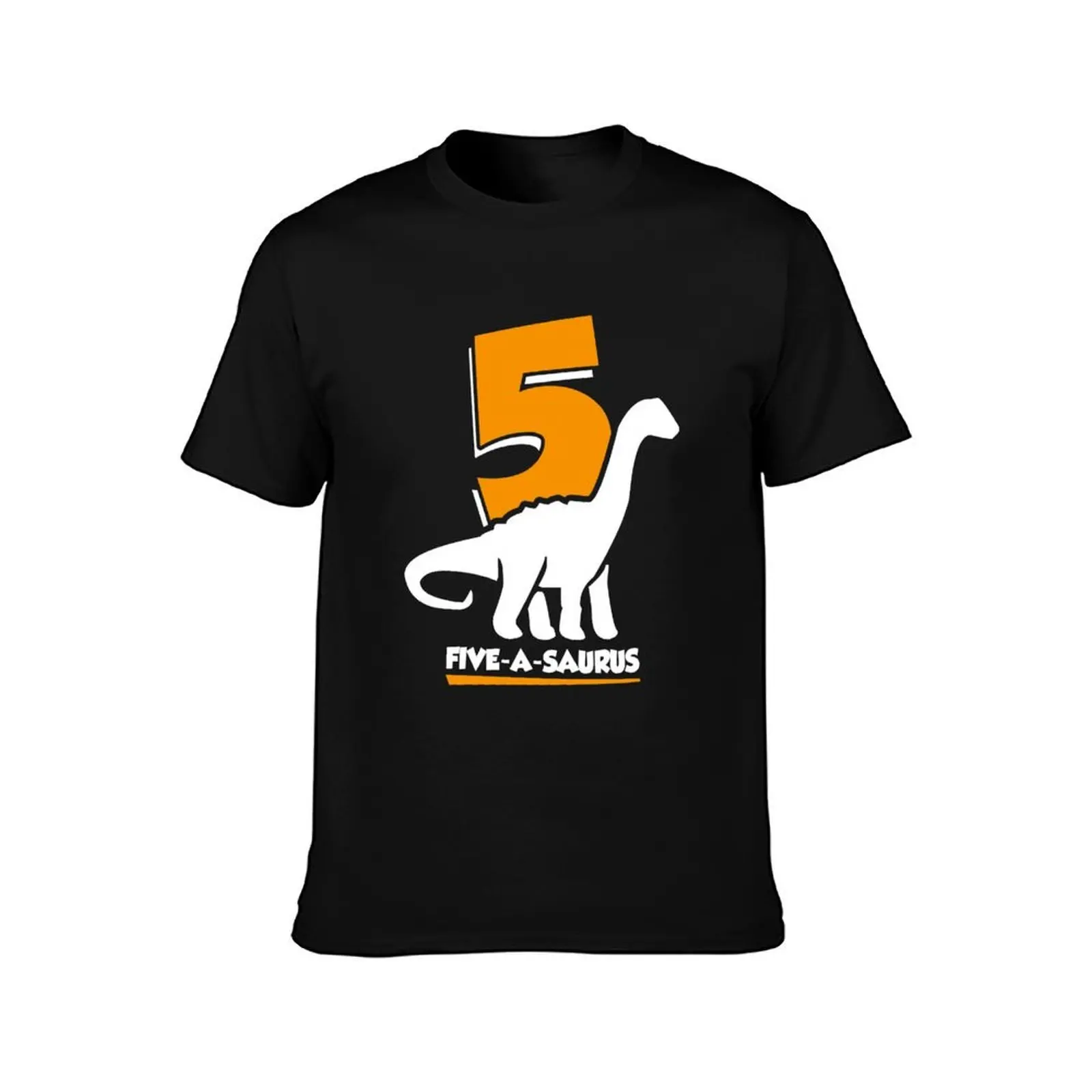 5-a-saurus 5th birthday Five years dinosaurs T-Shirt Moisture Wicking Quick Dry Tee T-Shirt