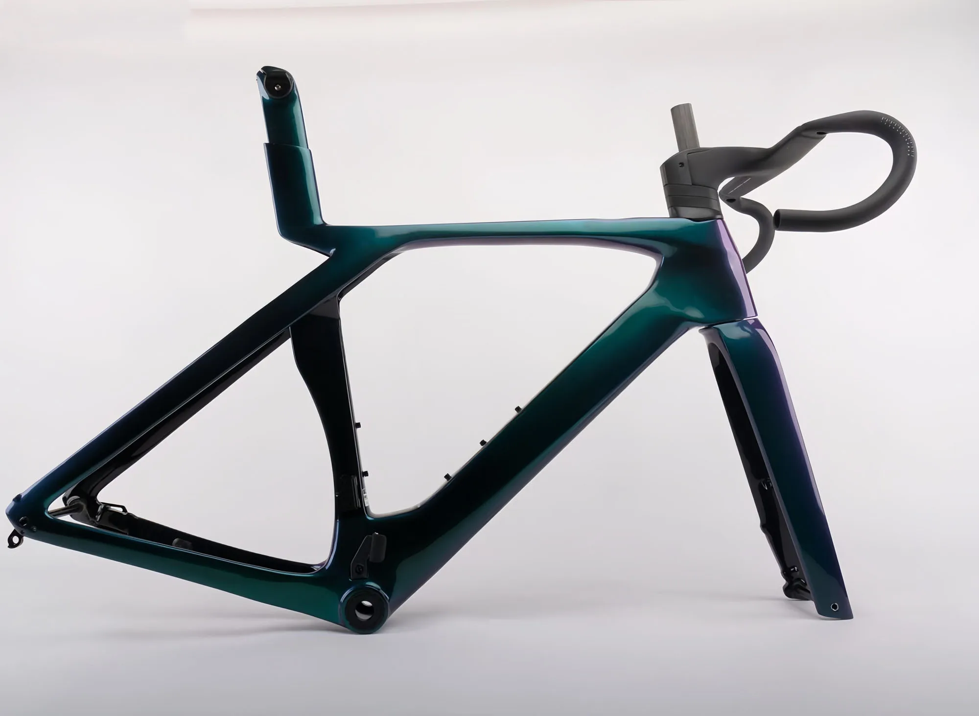 2025 T1100 SLR Gen7 Carbon Road Bike Frame with Fork+Seatpost+Handlebar, Full Internal Routing, T47 Bottom Bracket