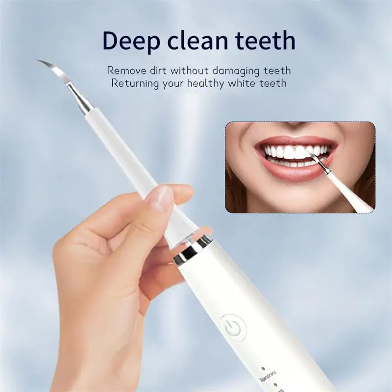 6 in 1 Ultrasonic Dental Cleaner Scaler Dental Tartar Remover Electric Toothbrush USB Fast Charging Cleaner Tooth Brush Cleaner