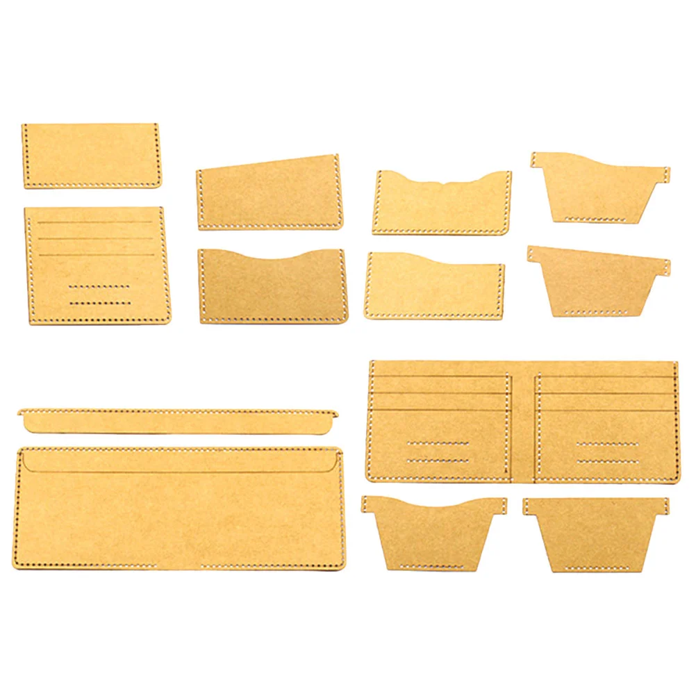 Handmade Goods Drawing Acrylic Short Clip Template Wallet Production Classic Purse Patterns Templates Sewing Tool