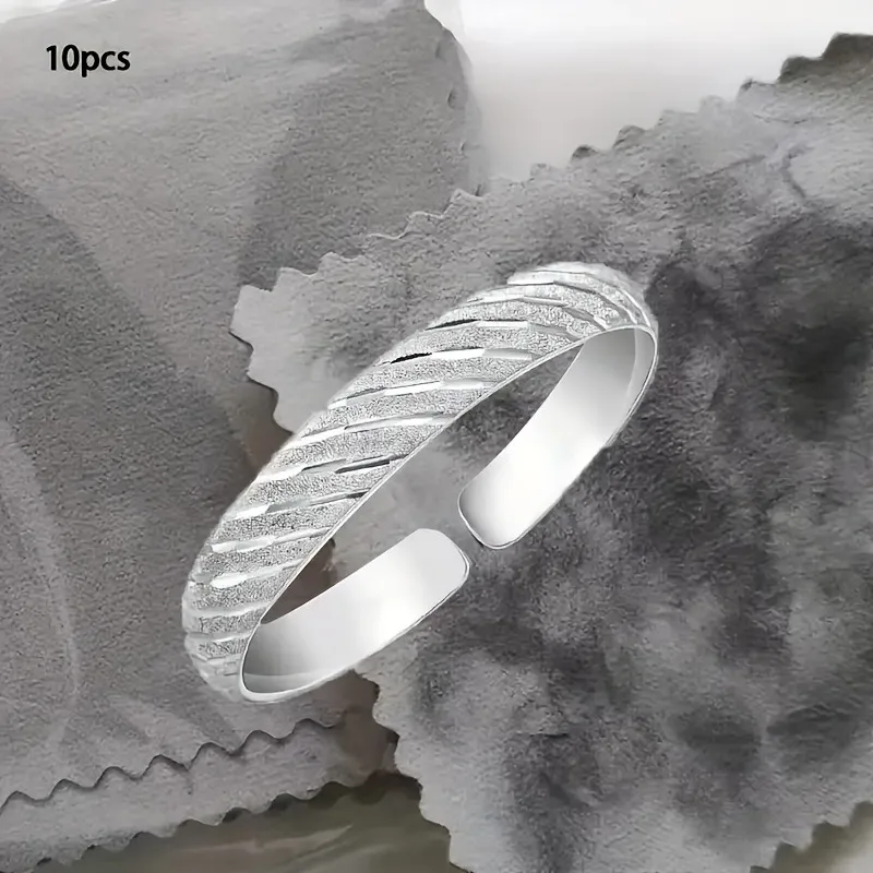 10 Stück Gold-Silber-Schmuckpoliertücher – geeignet zum Reinigen von Ringen, Halsketten, Armbändern und Schmuck, gegen Oxidation – Detail 5