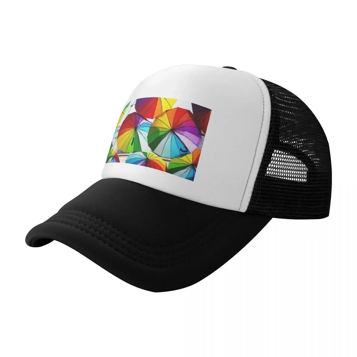 

Rainbow Umbrellas Baseball Cap Sun Hat For Children |-F-| Women's Beach Men's