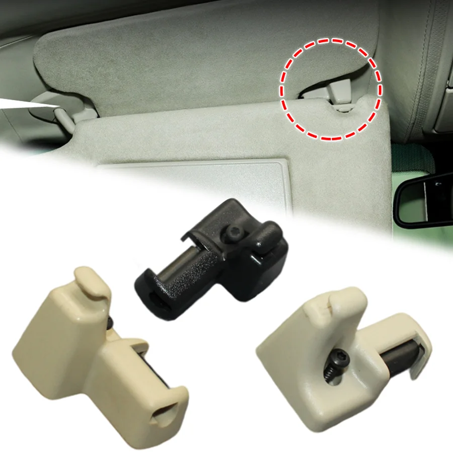 Car Interior Sunvisor Sun Visor Clip Retainer For Range Rover L322 2002-2012 EGP000040NUG EGP000050NUG Fixed Holder Hook