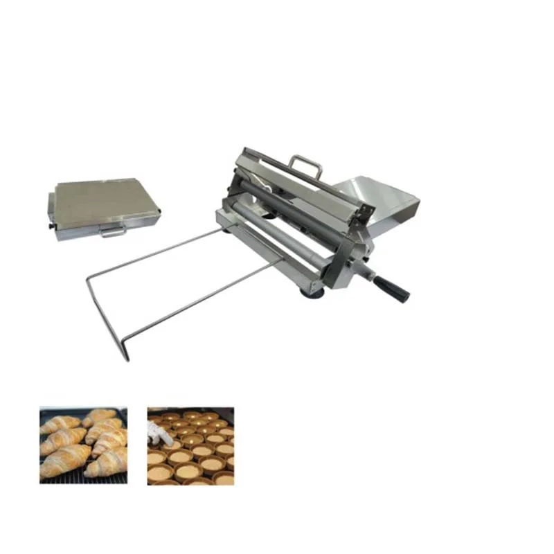 

Bakery Manual Commercial Desktop Tart Crust Croissant Bread Baguette Mille-feuille Shortening Machine
