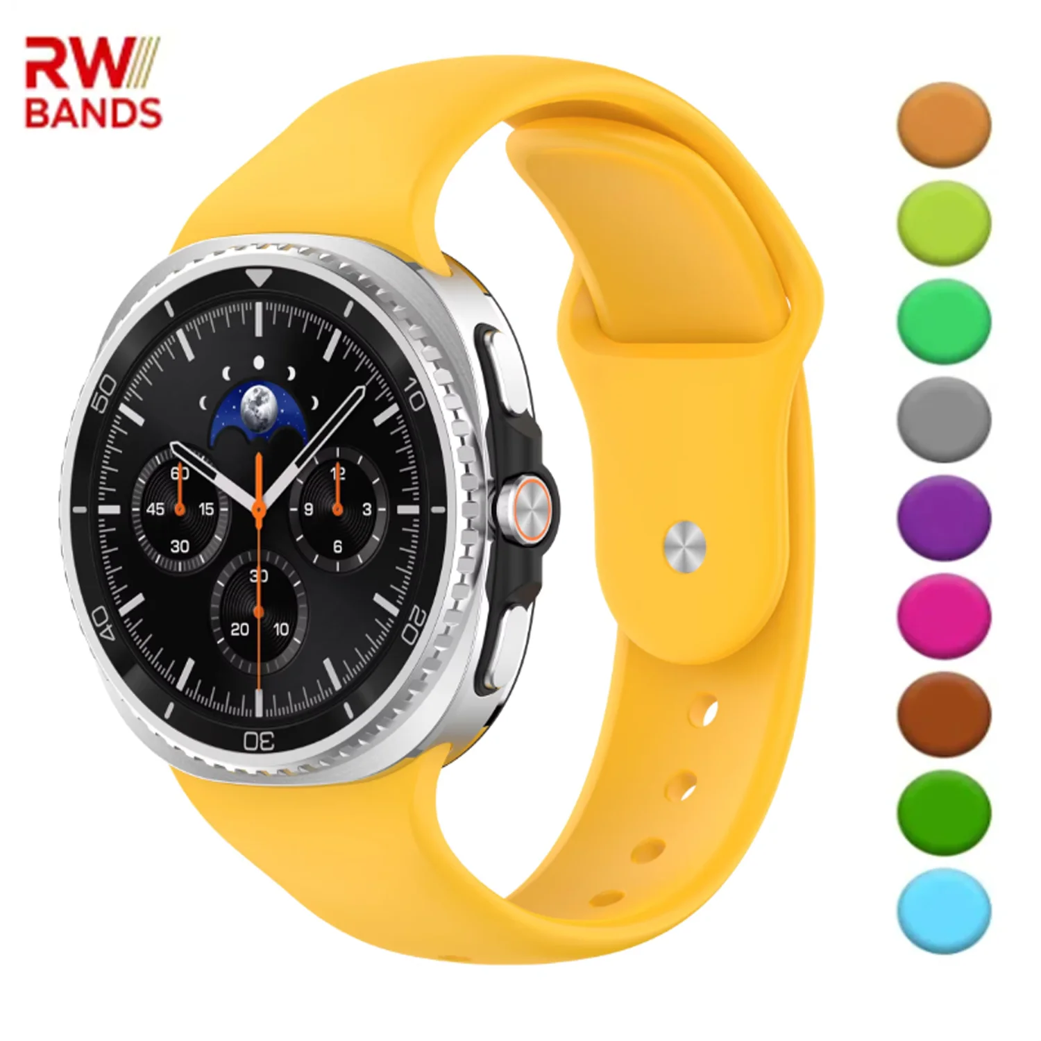 Silikonarmband für Samsung Galaxy Watch 8 Classic 46mm Sportarmband Correa für Samsung Watch 8 40mm 44mm Bandzubehör