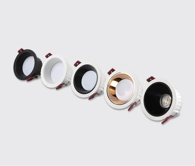 Dimmable LED downlight ceiling lamp anti glare 7W 9W 12W 15W 18W LED spot lamp backlight indoor lighting AC220V 110V