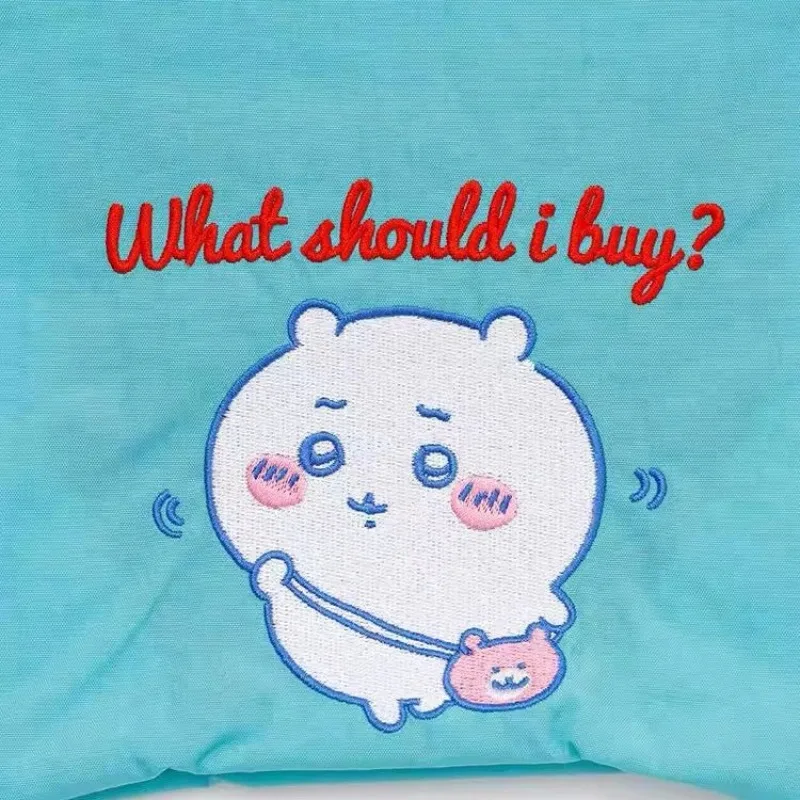 Chiikawa косметичка Usagi мультфильм милый нейлон вышивка ручная губная помада гигиенические салфетки для хранения монет студенческие женские поездки на работу