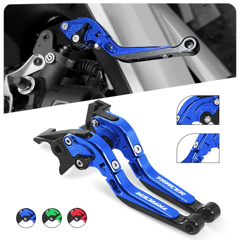 NEW Adjustable Folding Extendable Motorcycle Brake Clutch Lever For tracer7 tracer7gt 21-24 tracer700 16-20 TRACER700GT 14-20
