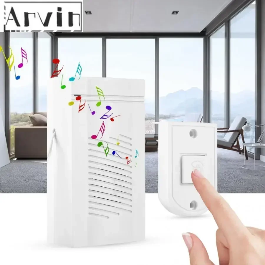 Home Security Welcome Wired Doorbell Chimes Door Bell Alarm for School Hospital Laboratory Wall Mounted Door Ring door bell