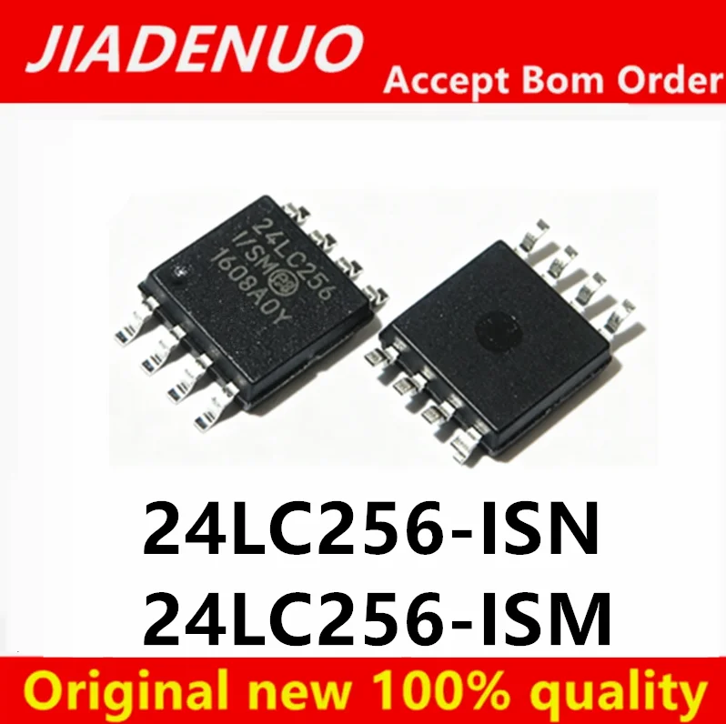(10piece) 100% New 24LC256-I/SM  24LC256-I/SN  24LC256 24LC256-I 24LC256I 24LC256ISN 24LC256ISM sop-8 Chipset