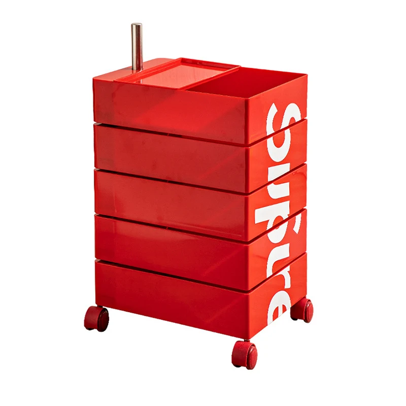 Living room creative removable side storage cabinets multi-layer office storage cabinets