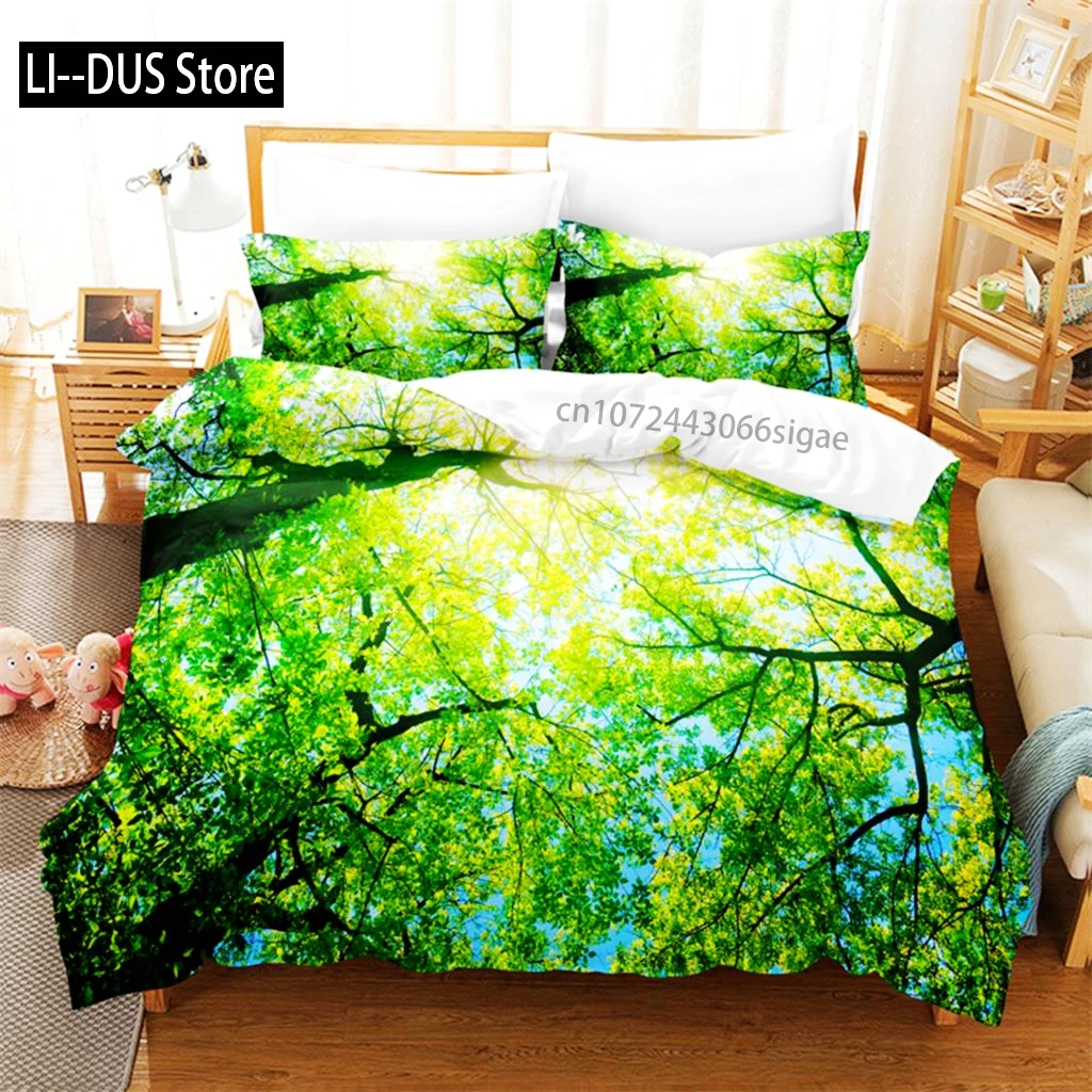 

Dense Forest Bedding Set Duvet Cover Set 3d Bedding Digital Printing Queen Size Bedding Set Fashion Design