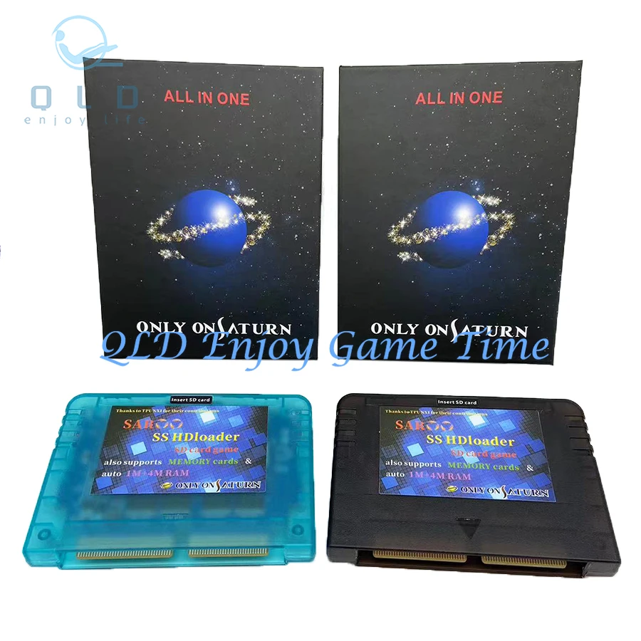 1PCs Version 0.9 SAROO HDLoader Cartridge Fast Reading Game Reader, Support SD TF Menory Card, Plug & Play for SS Saturn Console
