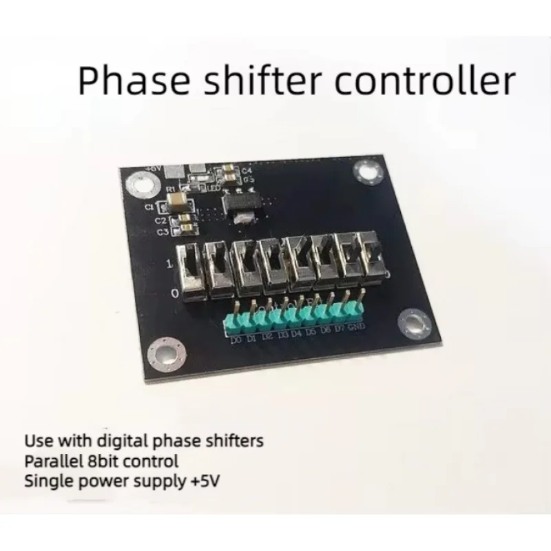 Painel de controle de mudança de fase de microondas RF paralelo de 8 bits
