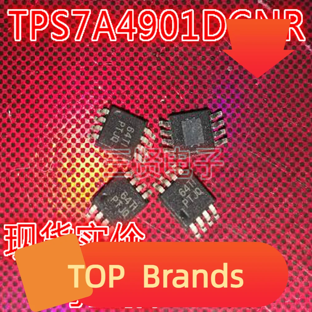 10PCS TPS7A4901DGNR MSOP-8 PTJQ IC Chipset NEW Original