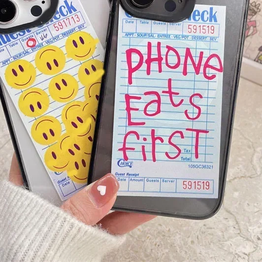 MagSafe Acrylic Fashion Note Phone Case Cover for IPhone 12 13 14 15 Pro Max Case for IPhone 15 Pro Max