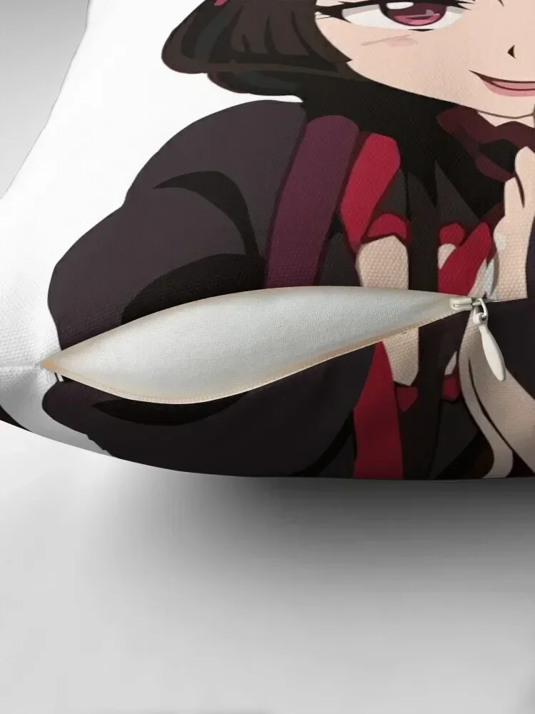 Rory Mercury - Gate - Crouching Throw Throw Pillow Plaid Sofa christmas supplies pillow