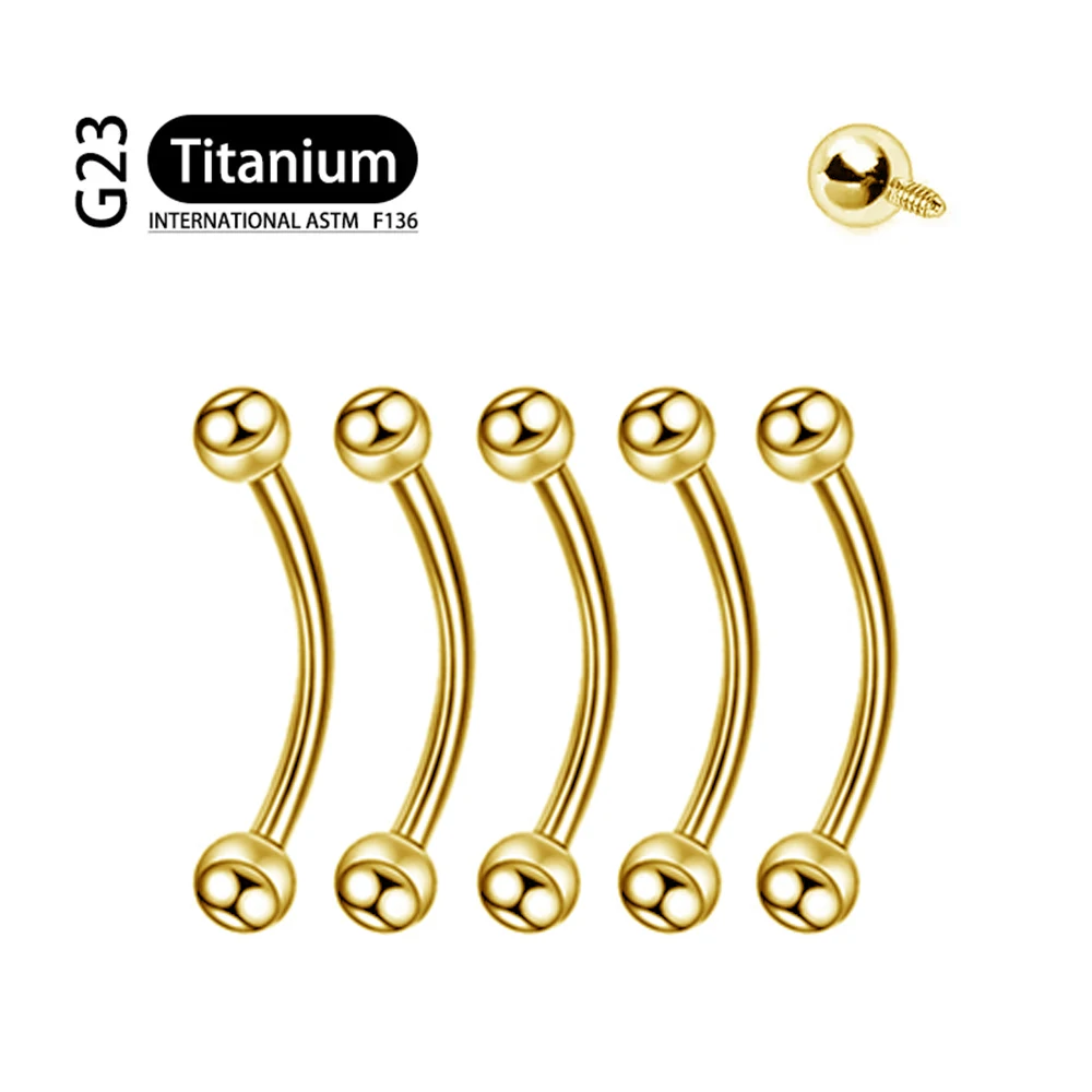 5 Stücke Implantat Grade F136 Titan Gothic Spike Labret Tragus Helix Bar Lip Bar Ringe Stud Knorpel Ohr Piercings Körperschmuck – Detail 15