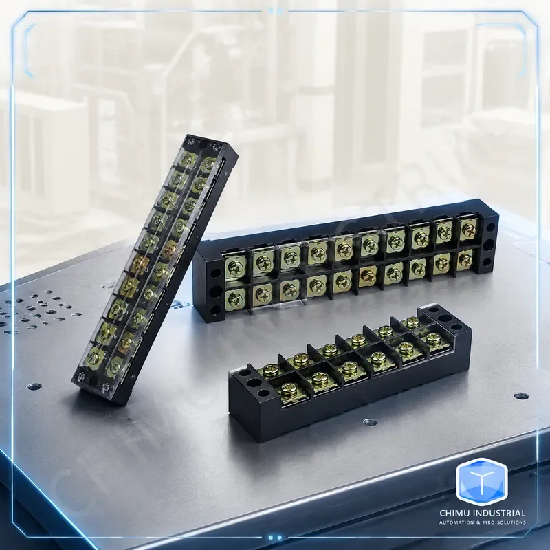 【CHIMU INDUSTRIAL】 for TB-4510 Terminal Block 45A 10 Pole Insulated Connector DC