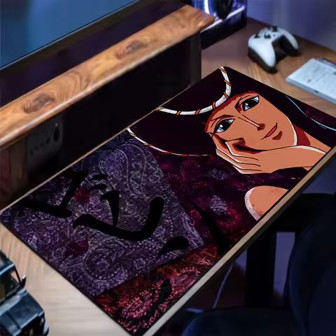 Mousepad PC Gaming Accessories Computer Cabinet Extended Mat Non-Slip Mouse Pad Anime Keyboard Pad One Piece Nico Robin Desk Mat