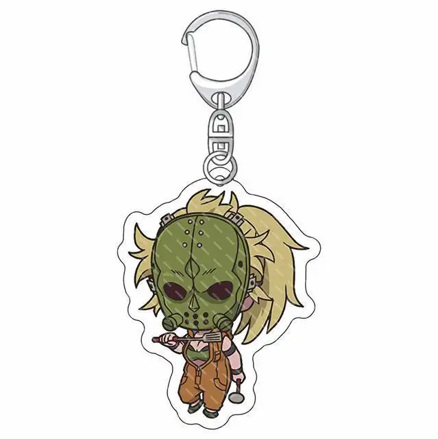 6cm Anime Dorohedoro Keychain Cosplay Charm Keyring Acrylic Figure Key Chain Phone Pendant Halloween Decor Boy Girl\'s Party