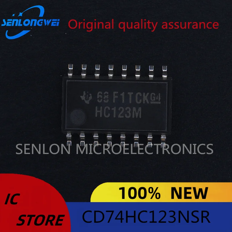 Original Genuine CD74HC123NSR SOP-16 Monostable Multivibrators