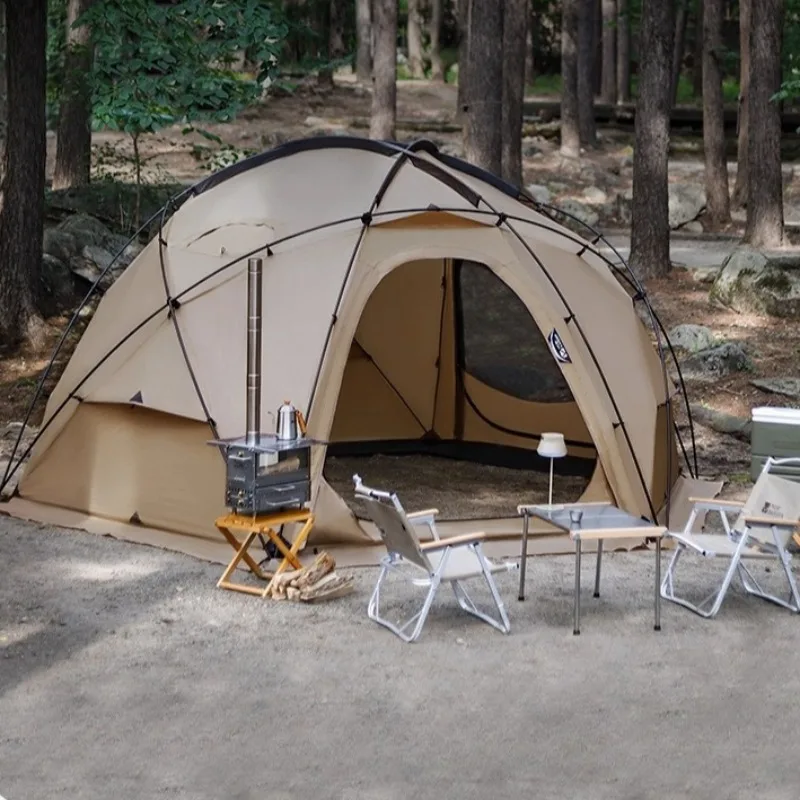 Tienda de campaña a prueba de viento y lluvia, sombrilla portátil plegable para Picnic, senderismo, tienda de campaña con cúpula de ocio, equipo para acampar en la playa al aire libre