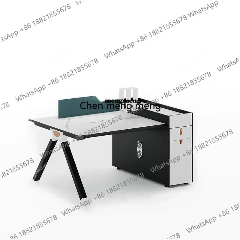 

Офисная рабочая станция для персонала: Комплект из двух, четырех или шести местных столов и стульев для финансовых и творческих офисов