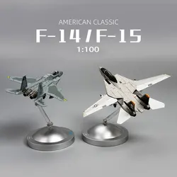 1:100 스케일 모델 항공기 USFA F14 톰캣 파이터 F15 F18 F22 해적 깃발 소대 페인트 금속 전투기 군사 모델 완구