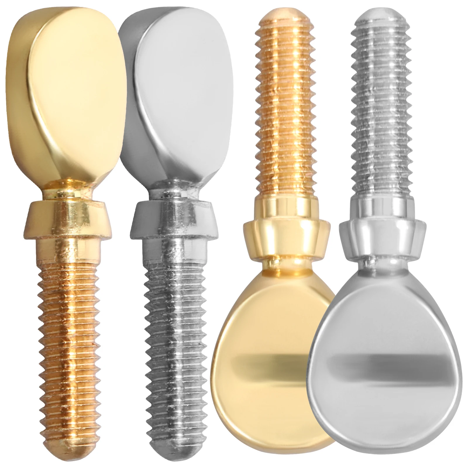 

4 Pcs Clarinet Mouth Head Clip Screw Instruments Saxophone Screws Copper Neck Tightening for Repair