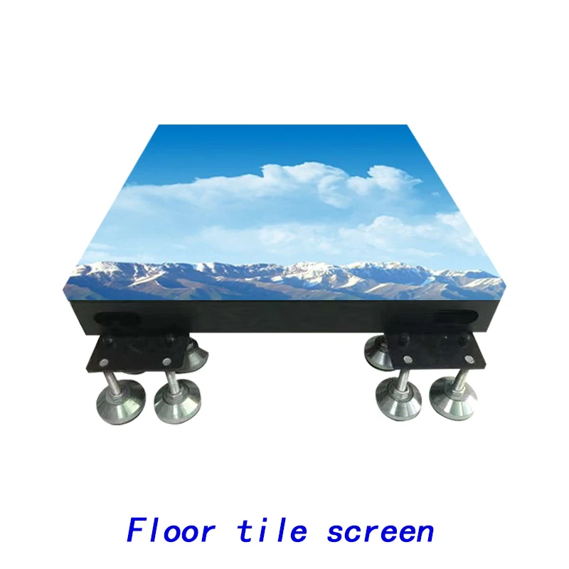 LED Floor Tiles Screen Human Body Sensing Interactive Game Display for Mall Exhibition Hall Customized Pixel Size 5000cd/m