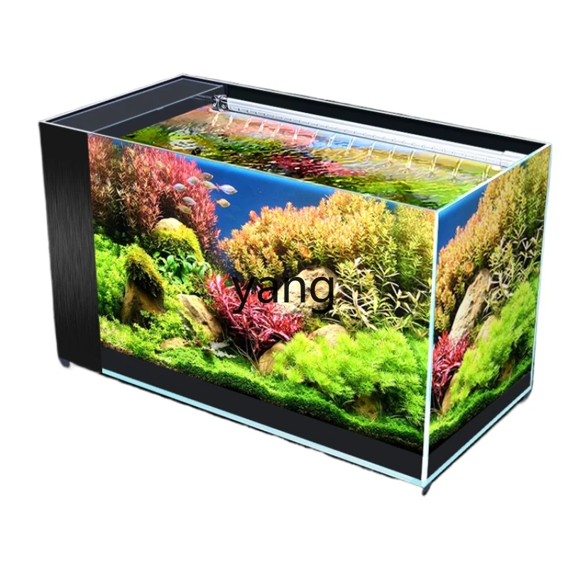 CX side filter fish tank, living room, small water-free goldfish tank, household water purification cycle three-in-one