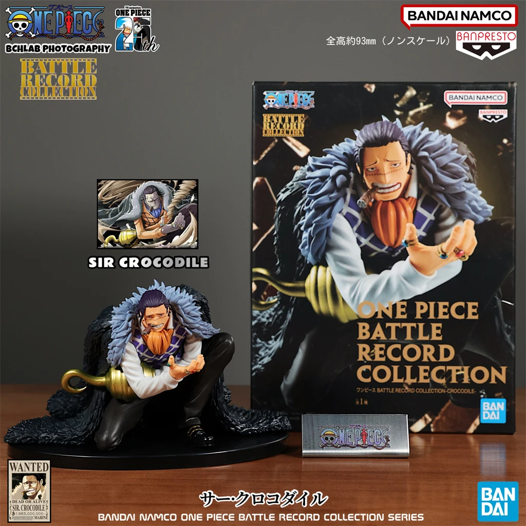 

Фигурка крокодила Bandai One Piece BRC Series Sir, официальная поза в пустыне с эффектом песка, экшн-модель Shichibukai