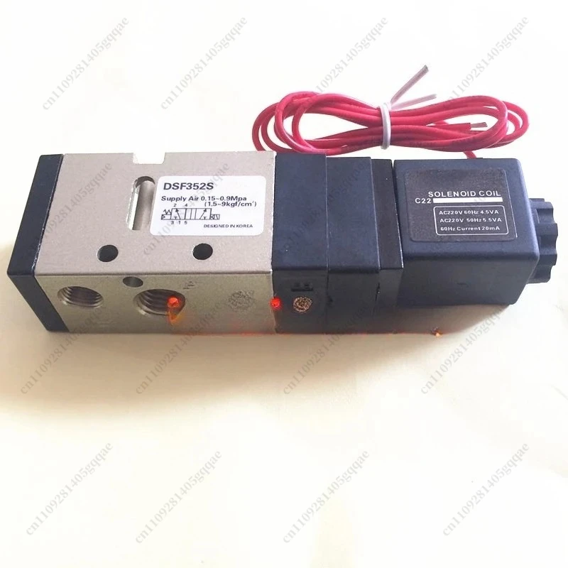 Magnetventil DSF352S Zweistellungs-Fünfwegeventil AC220V/DC24V – Detail 1
