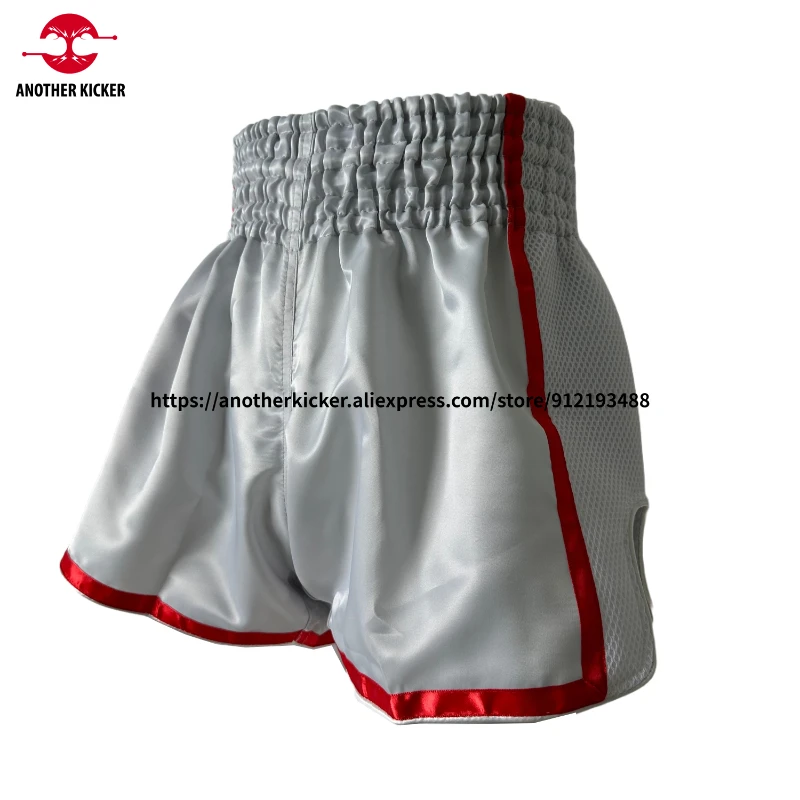 Thai Boxing Shorts Plain Men Women Child Muay Thai Shorts Solid No Embroidery Fast-Dry Gym Fitness MMA Kickboxing Training Pants