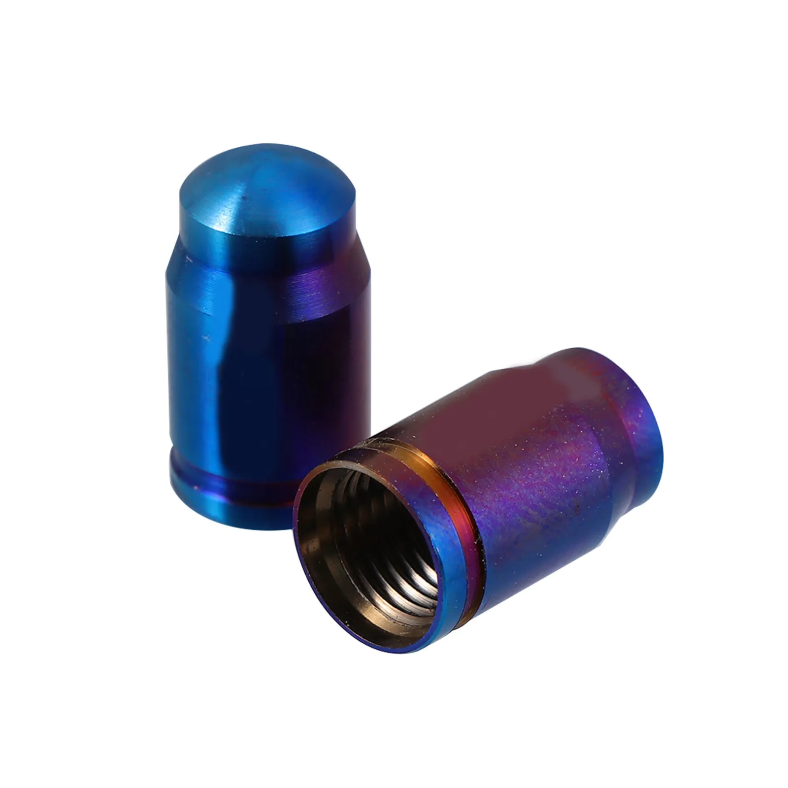 AliExpress NONE 2Pcs Strong Titanium Alloy Bike Tire Dust Caps Air Nozzle Covers for Road Bike Valve Protection Corrosion Resistant Sleek