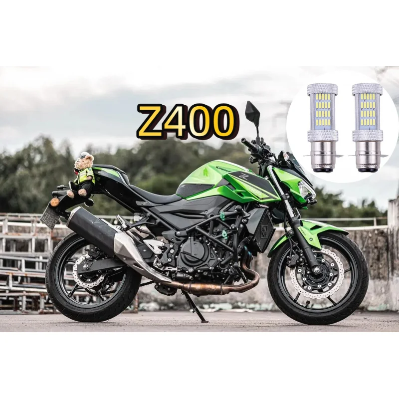 

2 PCS Motorcycle White LED Headlight Bulbs Lamp H6 For Suzuki LTZ 400 Z400 QUADSPORT 2003 2004 2005 2006 2007 2008