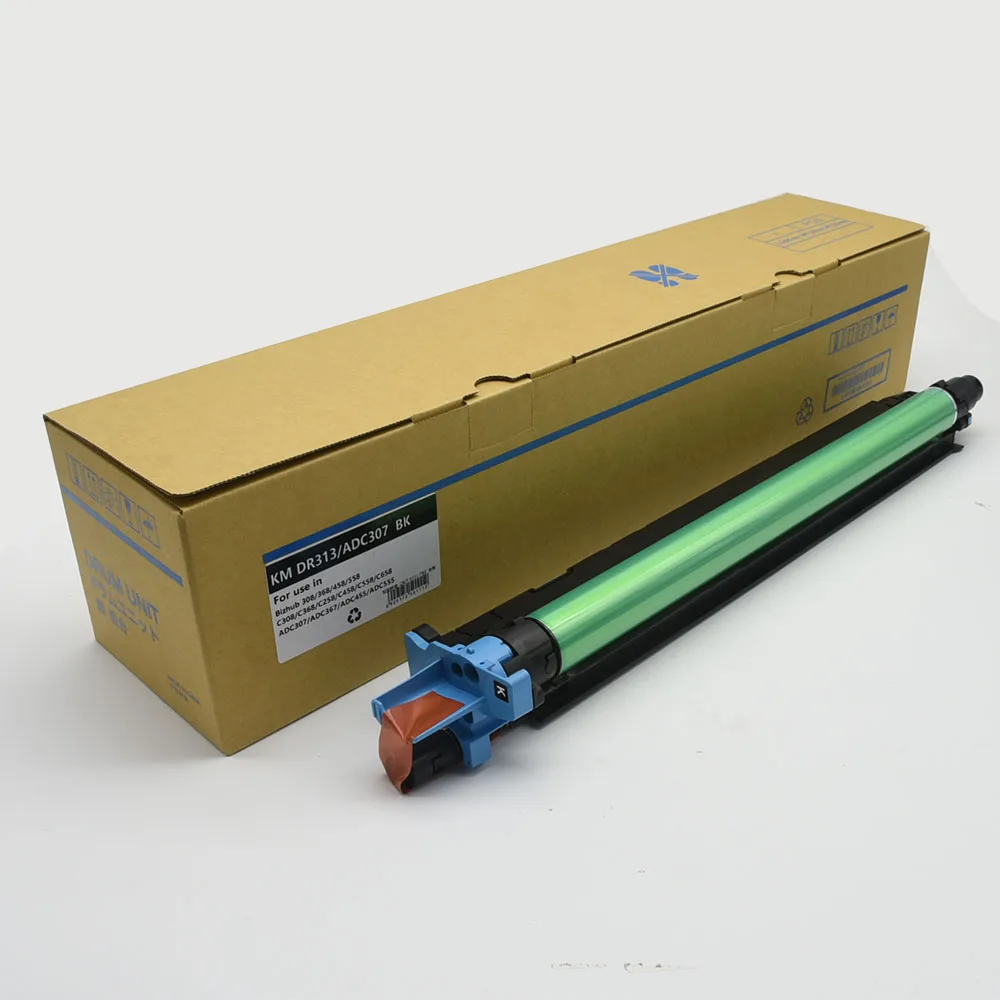 

DR313K DR313 Drum Unit For KONICA MINOLTA Bizhub C258 C308 C368 C458 C558 C658 A7U40RD Black 120K A7U40TD CMY 90K