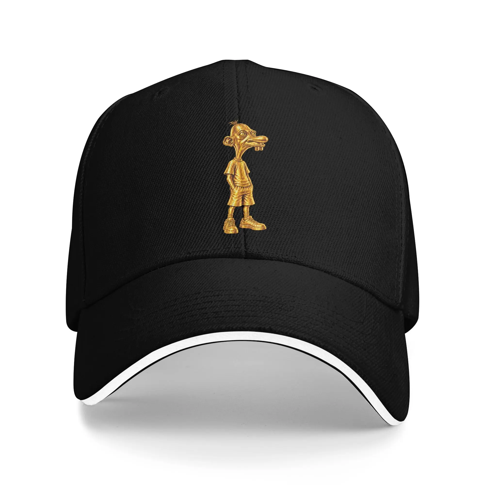 Neegy-Meme Brainrot Hunter Eyes Allegedly Sandwich Baseball Cap Workouts All Seasons Humor Snapback Hat Men Women Gift Adult Hat