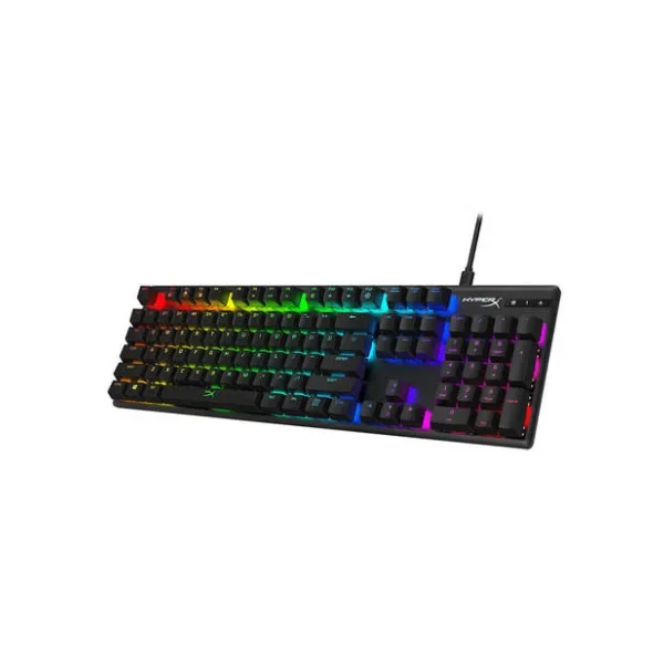 Teclado mecánico para juegos por cable LED RGB original al por mayor Hyperx Alloy Origins (tamaño completo)